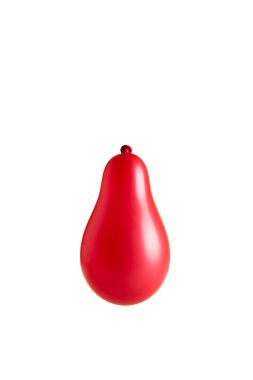 Beyaz arkaplanda izole balonlar