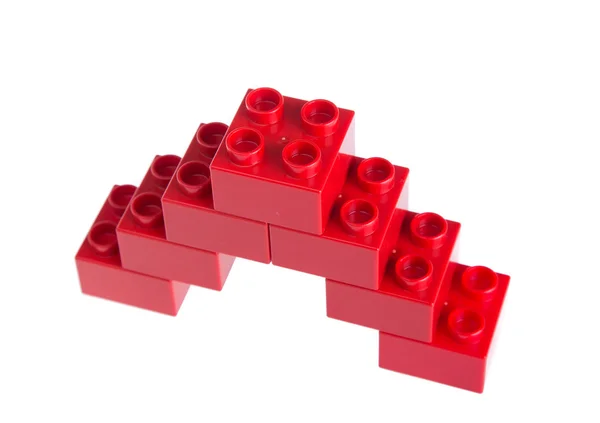 Plastic building blocks — Stock Photo, Image