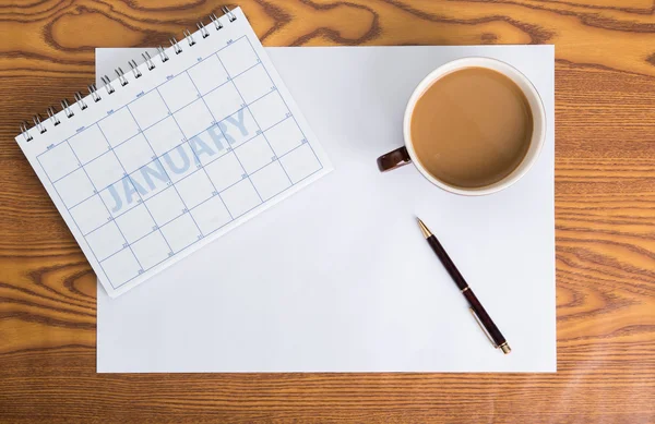 Monthly planning schedule — Stock Photo, Image