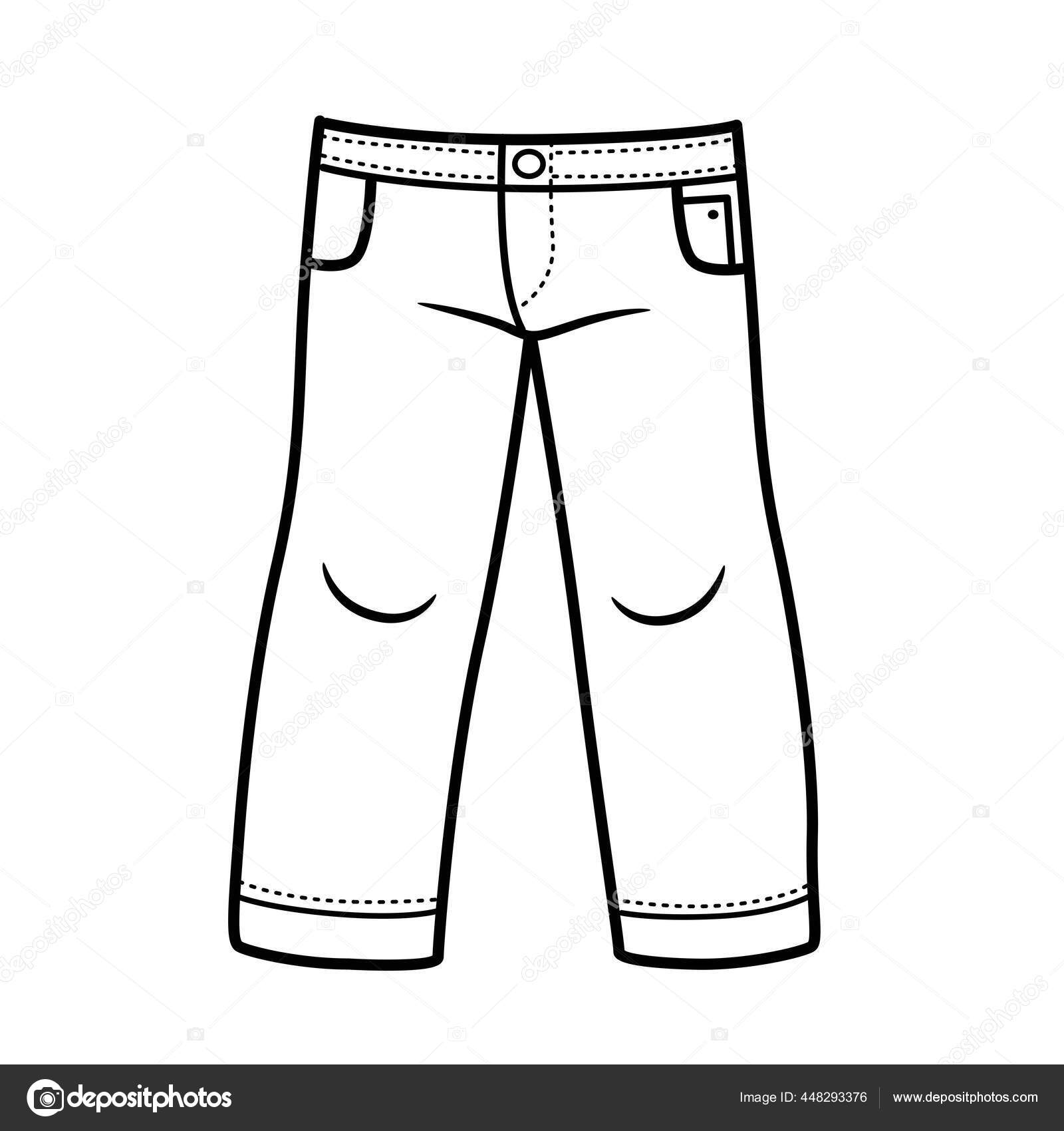 Desenho De Menino Pé Em Jeans Página Para Colorir Esboço Vetor PNG , Desenho  De Asa, Desenho De Anel, Desenho Colorido Imagem PNG e Vetor Para Download  Gratuito