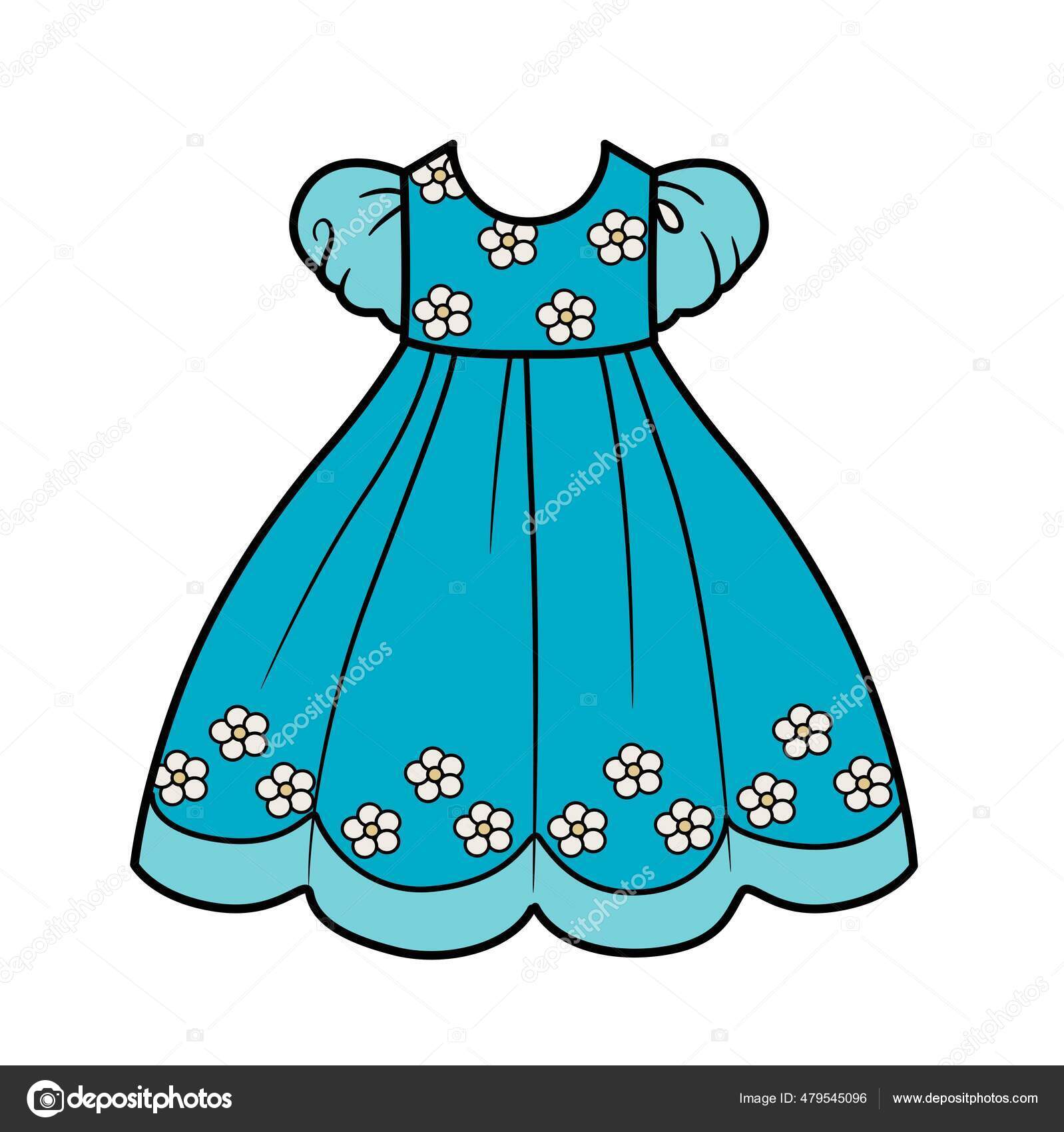 Women`s Dresses. Hand Drawn Vector Illustration. Black Outline Drawing  Isolated on White Background Women`s Dress, Vector Sketch Stock  Illustration - Illustration of fabric, design: 197499340