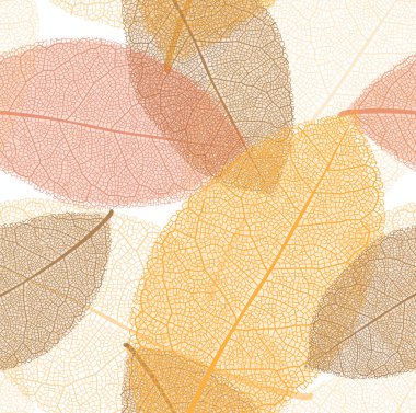 iş parçacığı ile Seamless Modeli sonbahar yaprakları