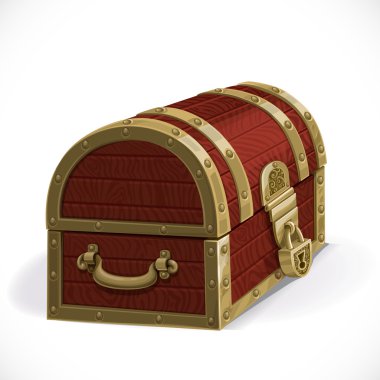 Beyaz bir arka plan üzerinde izole göğüs