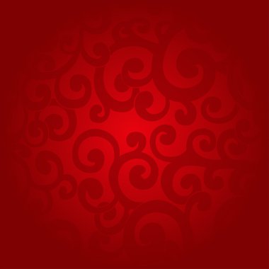 Kırmızı renklerde swirls ile sorunsuz arka plan