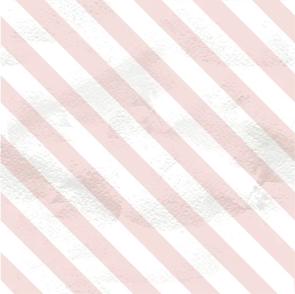 Naadloze vintage patroon van witte diagonale strips op roze grang — Stockvector