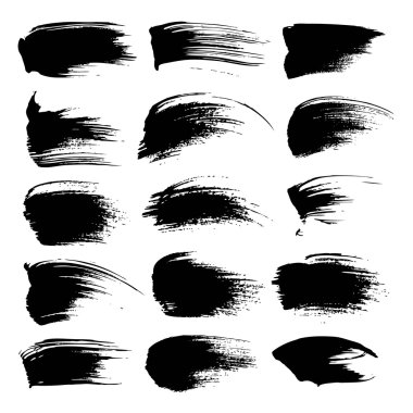 Siyah boya beyaz bir arka plan üzerinde izole soyut noktalar