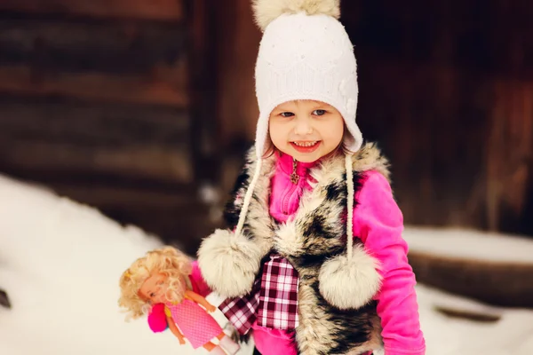 Bambino felice all'aperto . — Foto Stock