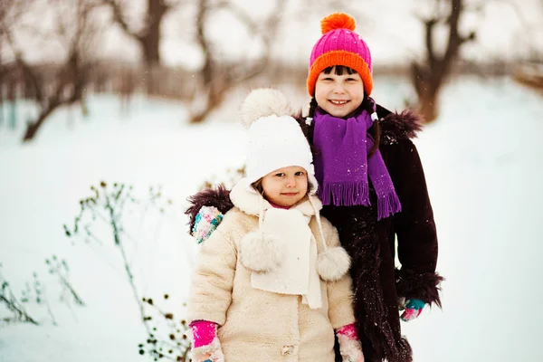 Children happy outdoors. — Stock Photo, Image