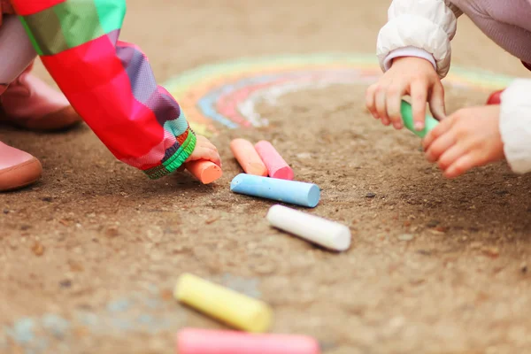 Il primo piano del gesso . — Foto Stock