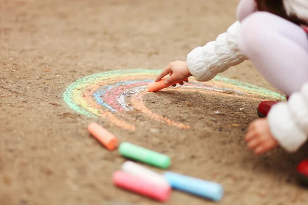 Il primo piano del gesso . — Foto Stock