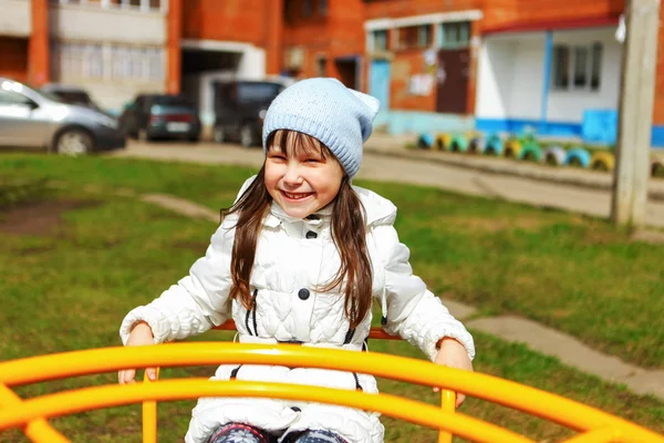 A criança feliz . — Fotografia de Stock