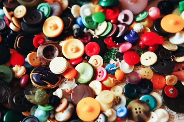 The buttons sewing. — Stock Photo, Image