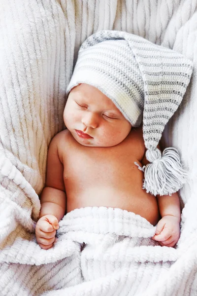 Bambino a letto . — Foto Stock