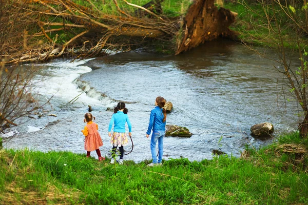 Het kind gelukkig. — Stockfoto