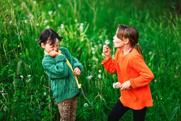 The children happy outdoors. — Stock Photo, Image