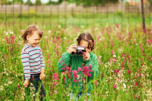 Barn fotograf. — Stockfoto