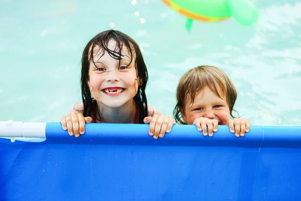 Children in pool. — Stock Photo, Image