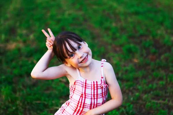 Das Kinderporträt. — Stockfoto