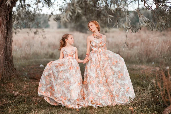 Family happy outdoors. — Stock Photo, Image