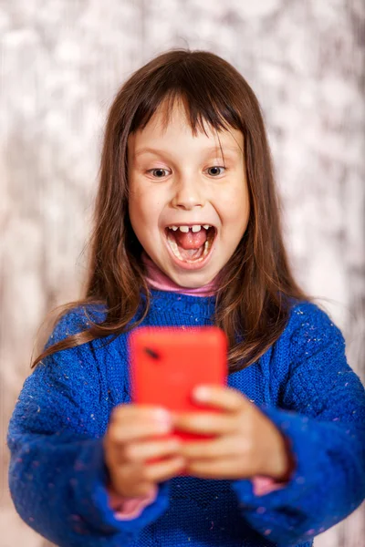 Retrato de niña . —  Fotos de Stock