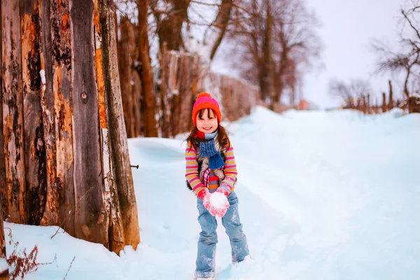 Liten flicka. — Stockfoto