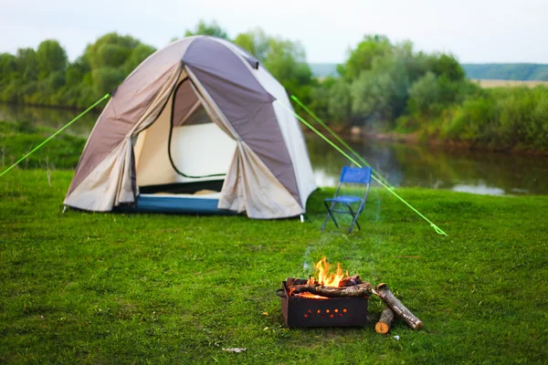 Acampamento. — Fotografia de Stock