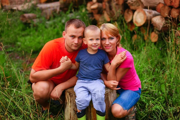 Familj. — Stockfoto