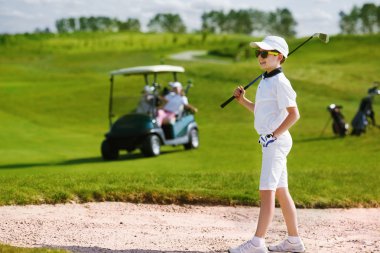 Çocuklar golf rekabet