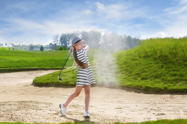 Kids golf competition — Stock Photo, Image
