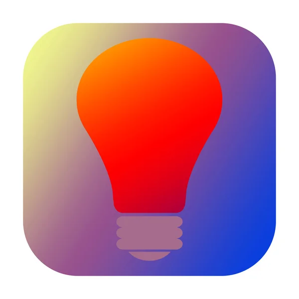 Light bulb icon — Stock Photo, Image