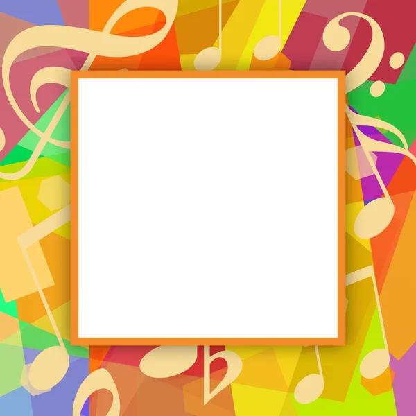 Photo frame musik — Stockfoto