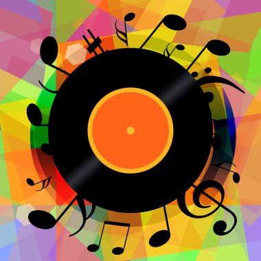 müzik parti arka plan