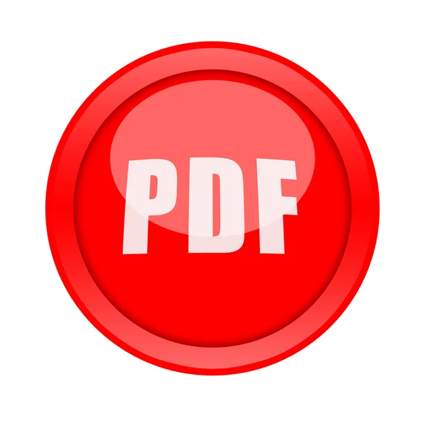 Botón de descarga PDF — Foto de Stock