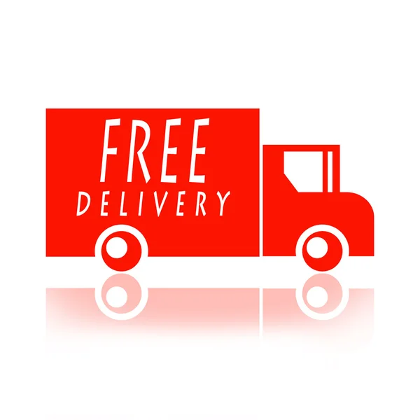 Free delivery — Stock Photo, Image