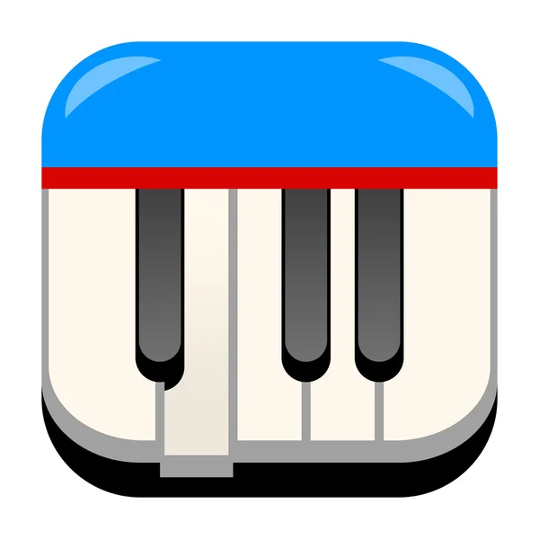 Piyano simgesi — Stok fotoğraf