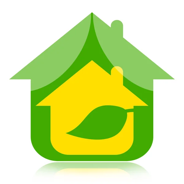 Eco house — Stockfoto