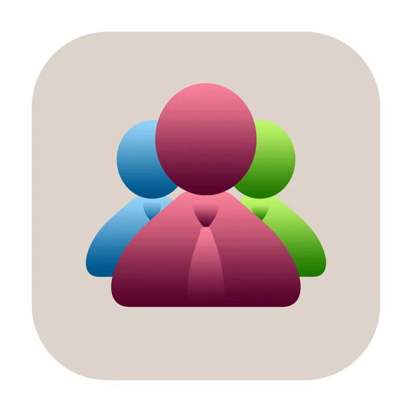 Business people icon — Stock Photo, Image