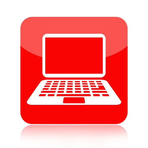 Ikona komputera laptopa — Zdjęcie stockowe