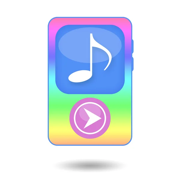 Musik-Audio-mp3-Player — Stockfoto