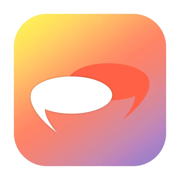 Conversation icon — Stock Photo, Image