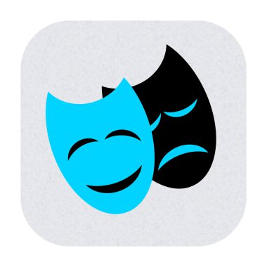 Tiyatro maskeleri simgesi