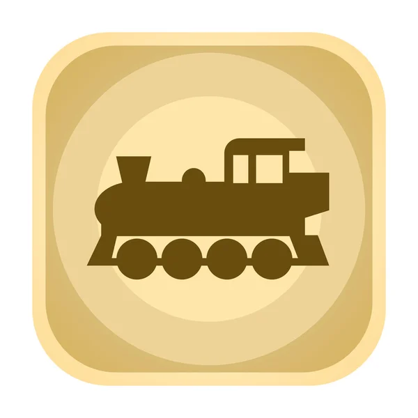 Icono de la locomotora — Foto de Stock