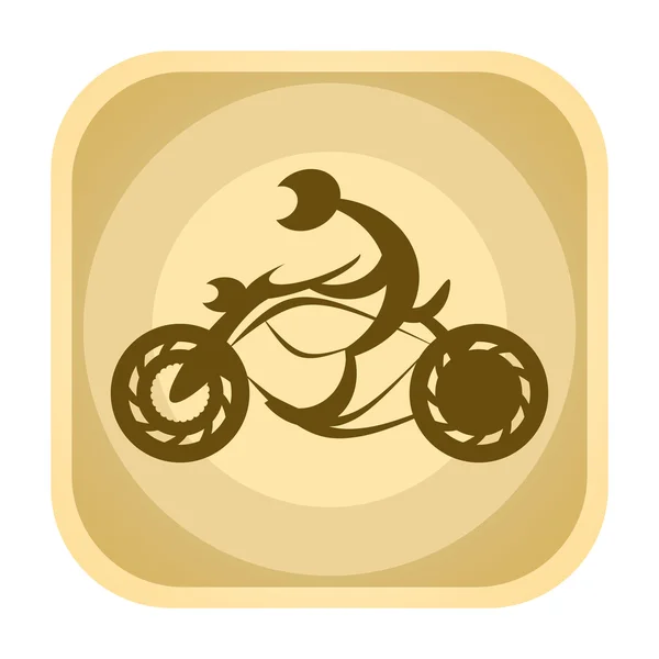 Fietser pictogram — Stockfoto