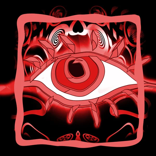 Blutiges Auge — Stockfoto