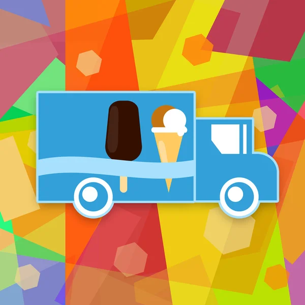 Camión de helado — Foto de Stock