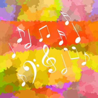 parlak müzik arka plan