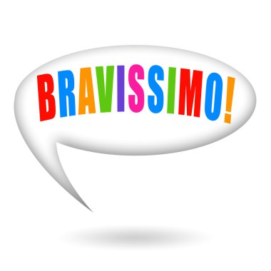 Bravissimo konuşma balonu