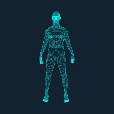 Download Wireframe Body Free Vector Eps Cdr Ai Svg Vector Illustration Graphic Art