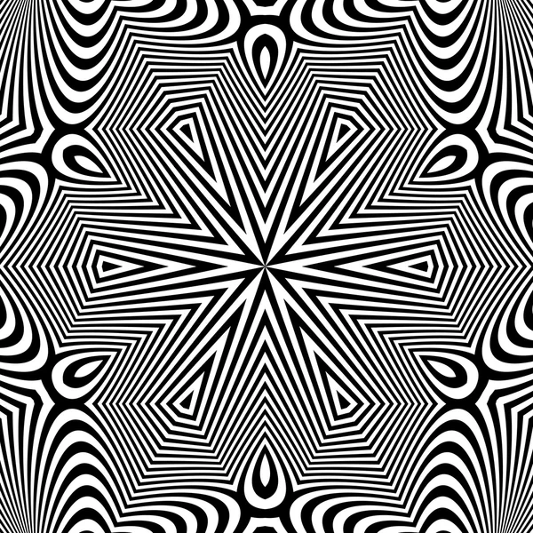 Çizgili arka plan. Siyah ve beyaz vektör çizim — Stok Vektör