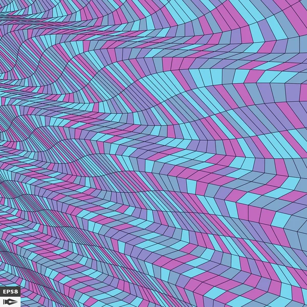 Kleurrijke mozaïek achtergrond. Veelhoekige vectorillustratie. — Stockvector